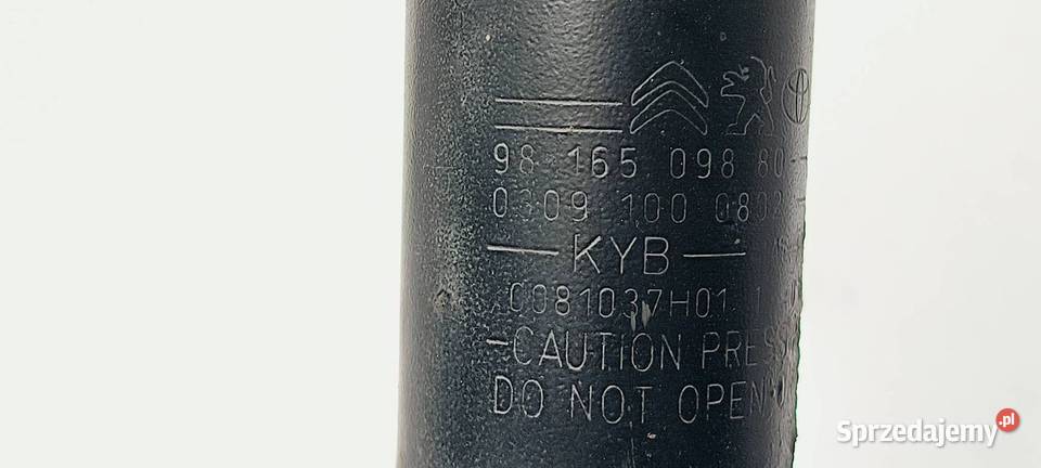 AMORTYZATOR LEWY TYŁ TOYOTA PROACE II 9816509880 Pozostałe Lipno