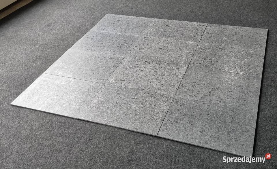 PŁYTKI STEEL GREY SZCZOTKOWANE GRAFITOWE PŁYTKI Bielawa