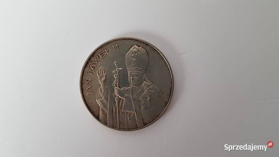 10 000 Papież Jan Paweł II 1987 Ag 750 srebro Dąbrowa Górnicza