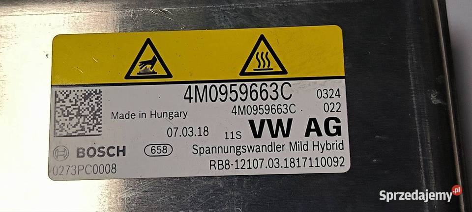 MODUŁ AUDI A8 L D5 4N 4M0959663C Lipno