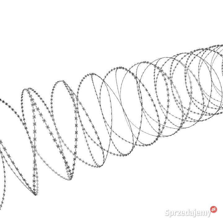 Zasieki concertina 730 mm 54 zwoje 5 złączek Szczecin