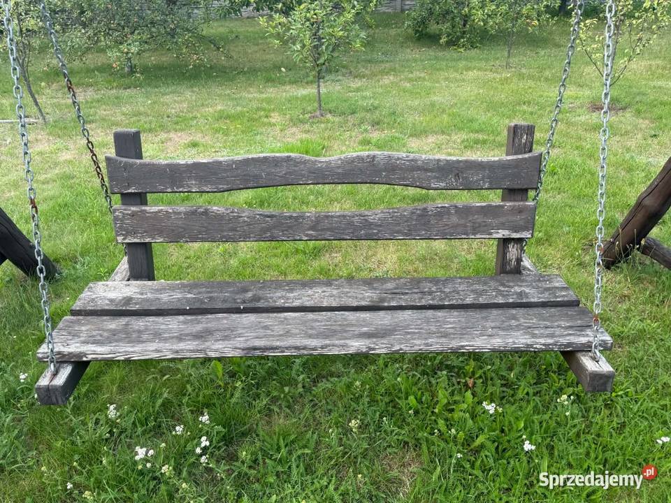 Huśtawka ogrodowa drewniana sprzedam