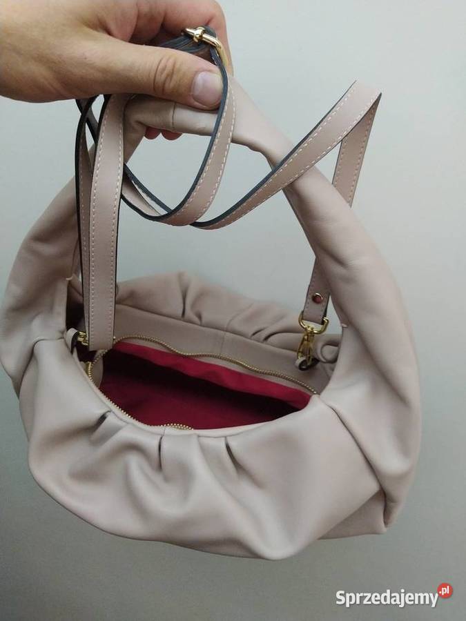 Varlesca Italy torebka damska do ręki na ramię pomarańczowy małopolskie