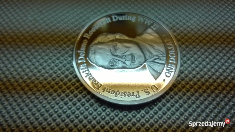moneta cook islands 1 dollar Delano Roosevelt Numizmatyka Warszawa