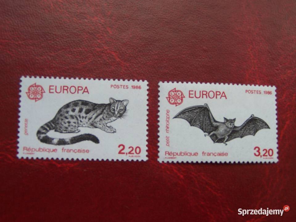 Francja 1986 MNH Mi 254647 Fauna Zwierzęta Kot Tychy sprzedam