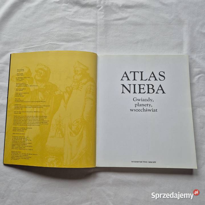Atlas nieba gwiazdy planety wszechświat Kultura i Rozrywka Brzesko sprzedam