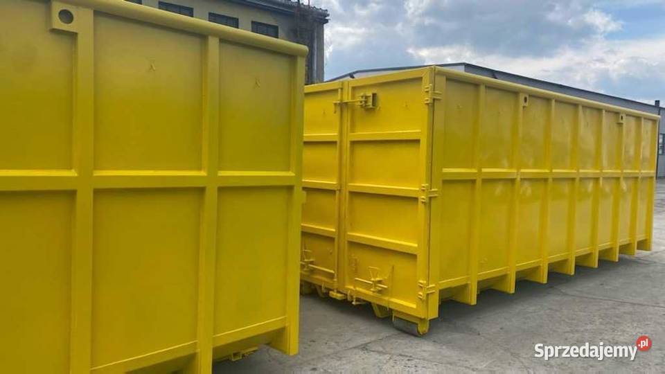 Kontener hakowy kp 36 na odpady złom gruz dolnośląskie Żarów