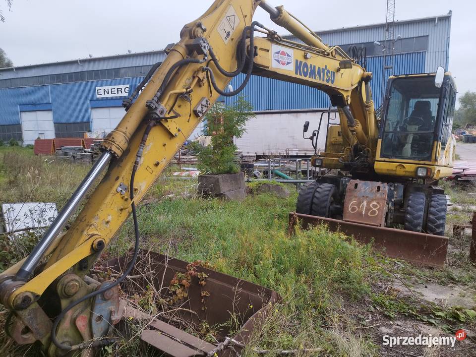 Syndyk sprzeda koparkę kołową Komatsu PW1607 618 zachodniopomorskie Szczecin