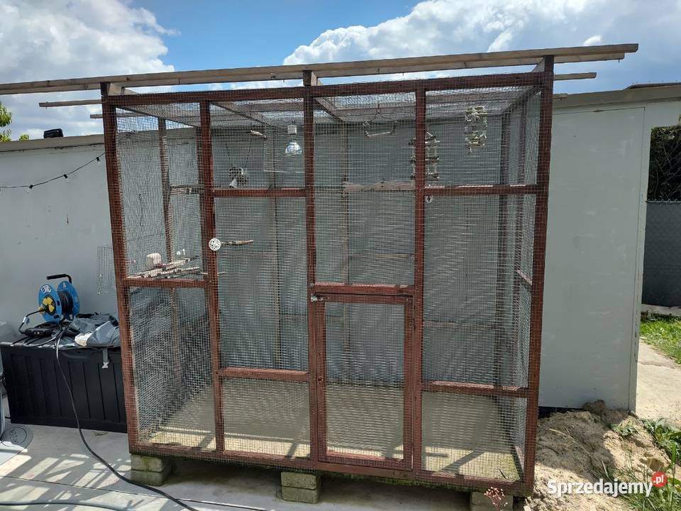 Woliera klatka papug 2m x 2m x 1m Knurów