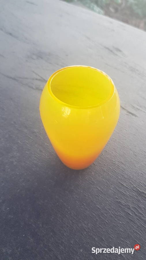 Mały szklany wazon Myszków