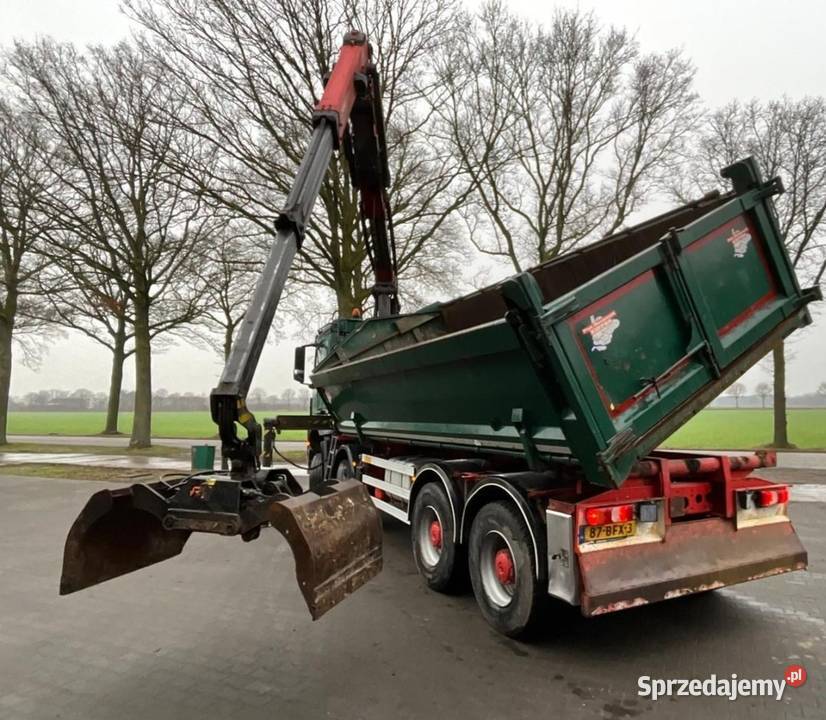 4 osiowa wywrotka 8x8 z dzwigiem Mercedes Warszawa sprzedam