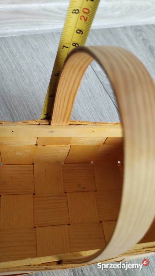 koszyk koszyczek dekoracyjny ozdobny żółty wielkopolskie