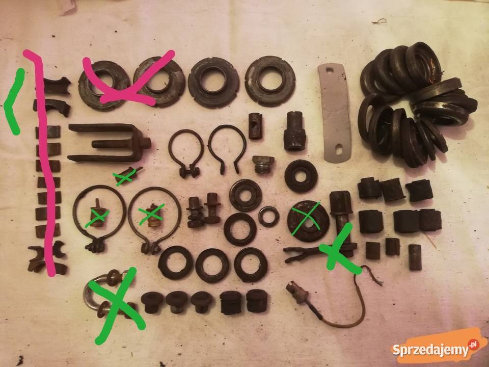 WSK wfm SHL Komar jawa mz Simson części zestaw Dąbie