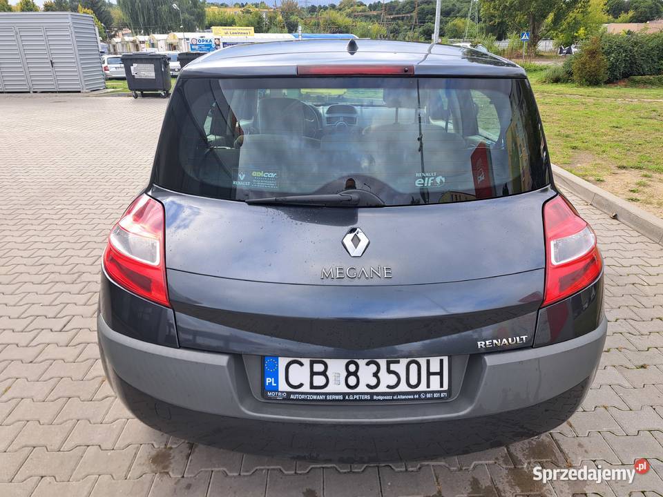 Renault Megane II 16 Renualt z 2006 przebieg manualna Bydgoszcz