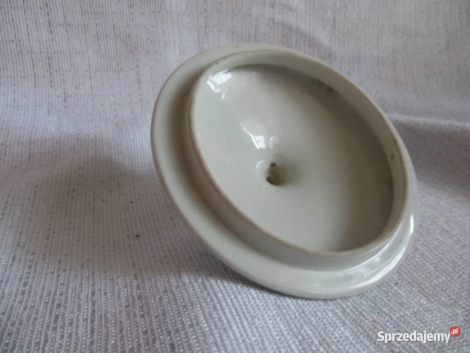 Pokrywka do dzbanka cukiernicy szafirowy pasek