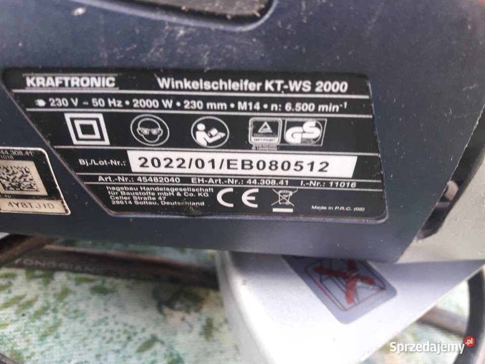 Szlifierka kątowa Einhell Kraftronik KTWS 2000 sprzedam
