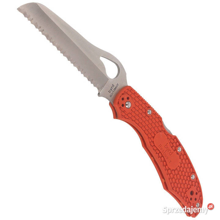 Nóż Spyderco Byrd Cara Cara Rescue 2 FRN Orange mazowieckie