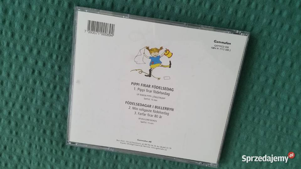 PIPPI firar fodelsedag audio book CD Puławy