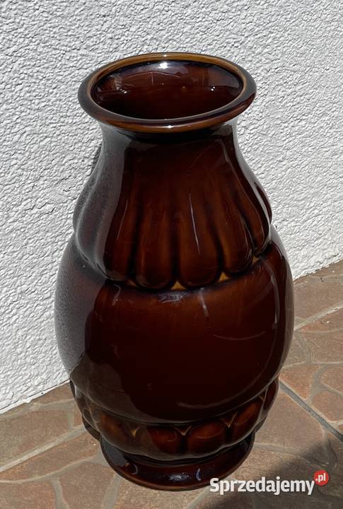Pruszków wazon ceramiczny duży PRL Łódź