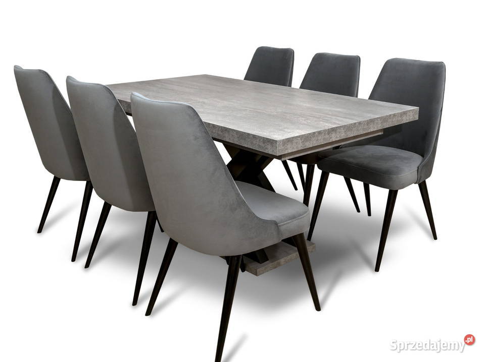 Stół Loftowy FIODOR 160240x90 6 krzeseł Dom i Ogród Radom