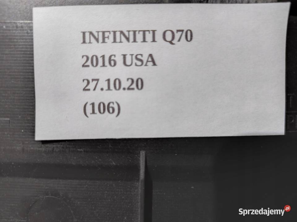 SCHOWEK PASAŻERA INFINITI Q70 M30d M35 M37 Nowy Tomyśl