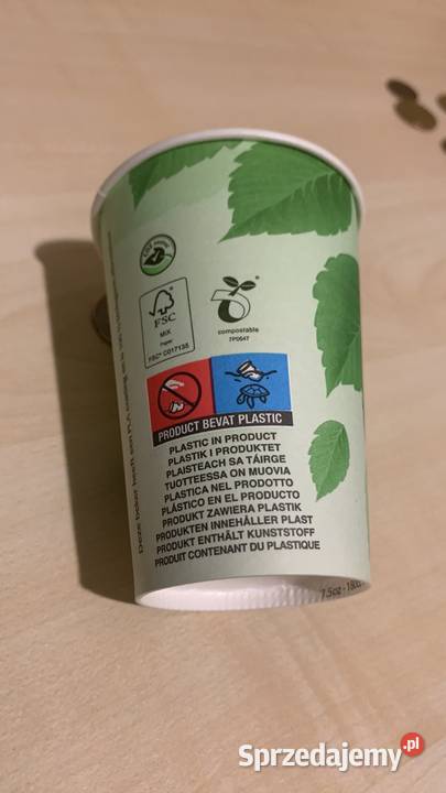 Kubek do picia tekturowy eco 180 ml
