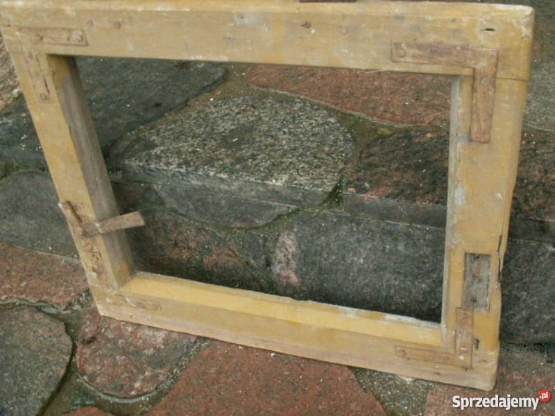 Stare okna drewniane retro loft lustro zdjęcia Ełk