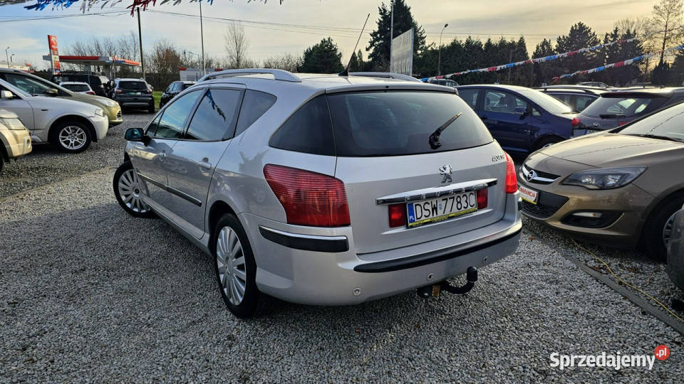 Peugeot 407 SW 22 BenyznaSuper Wyposażenie nieuszkodzony Peugeot Świdnica