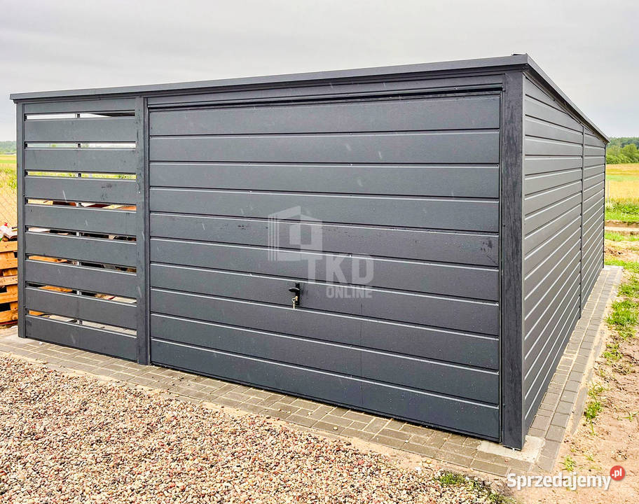 Garaż blaszany 3x6m wiata 12m brama uchylna Rzeszów