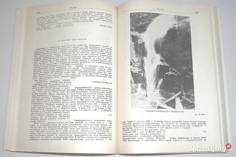 G Wierchy 1982 rocznik 51 Książki naukowe i popularnonaukowe mazowieckie Warszawa
