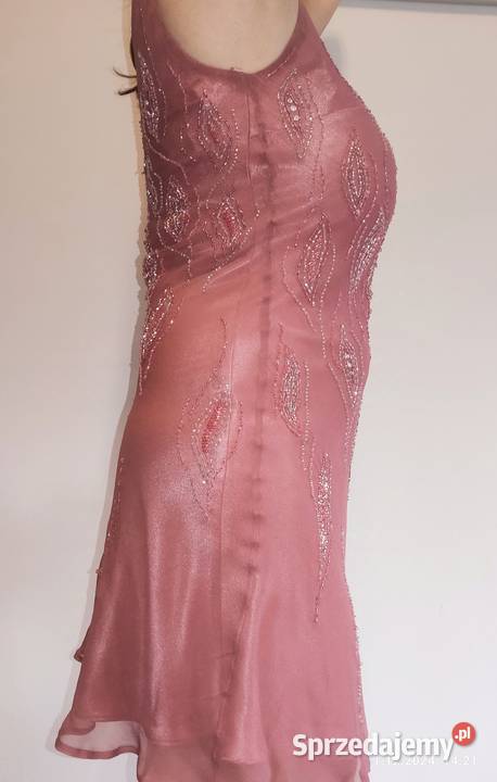 Sukienka Bankietowa Aryton r38 kolor spokojny Bielany Wrocławskie sprzedam