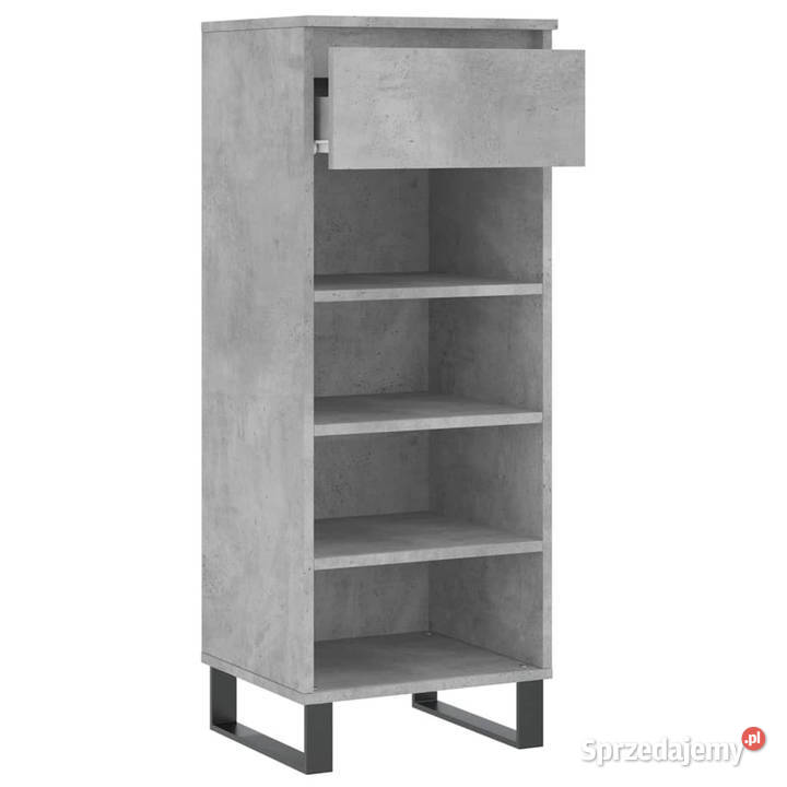 Szafka na buty szarość betonu 40x36x105 WM831472 Warszawa