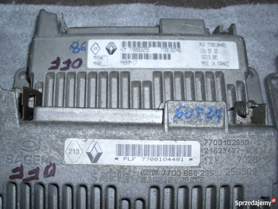 Komputer Renault Clio Twingo 12 7700115160 IMMO komputery sprzedam