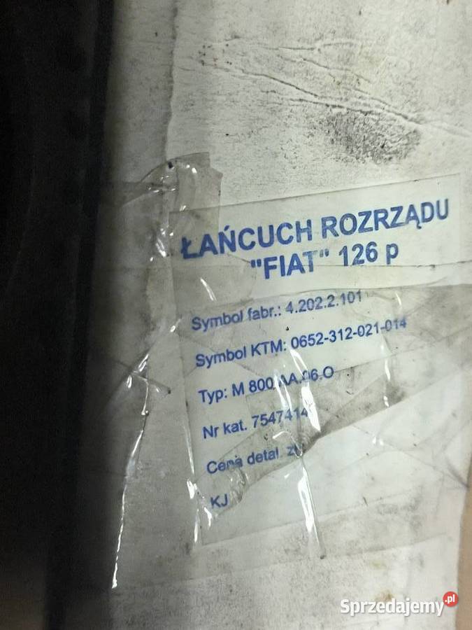 Fiat 126p łańcuch rozrzadu z kolami PRL Stalowa Wola