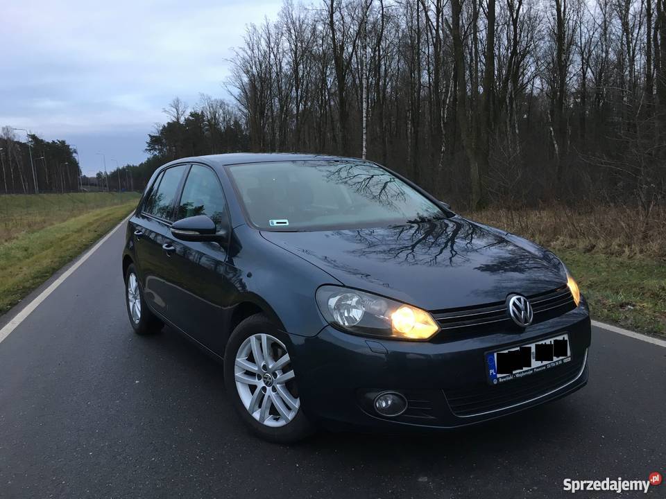 Volkswagen Golf VI 16 TDI niebieski Grodzisk Mazowiecki sprzedam