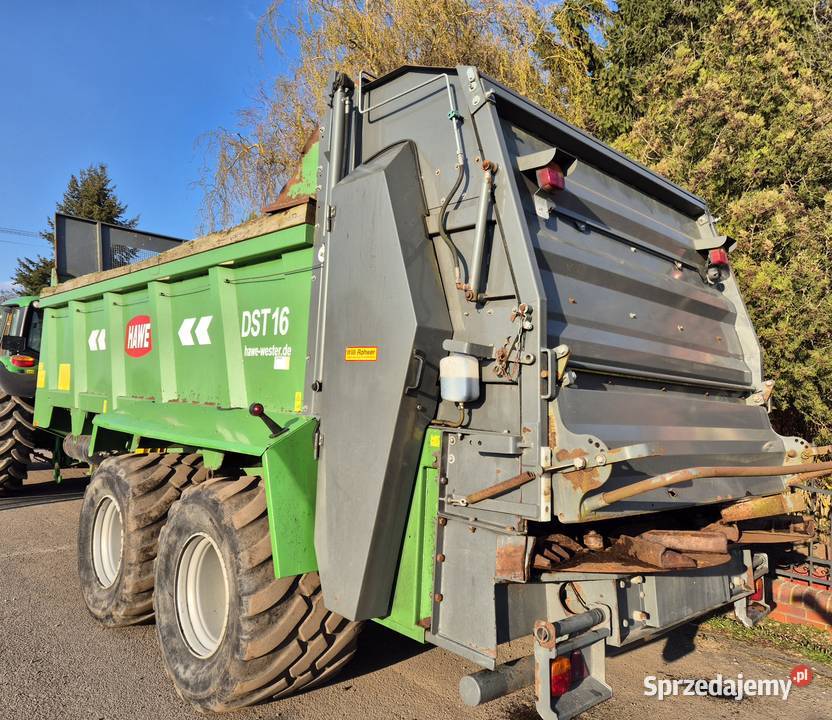 Rozrzutnik Obornika Wapna HAWE DST 160 z Niemiec Dziwie