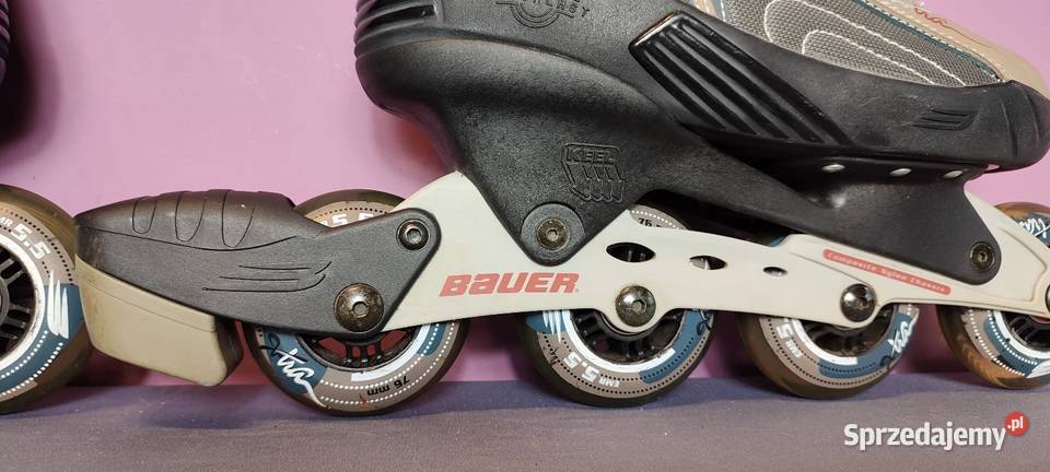 Rolki BAUER Xtra EMR 55 kobiet prawie nowe Jasień sprzedam