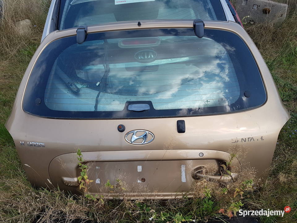 HYUNDAI SANTA FE 2002 2004 KLAPA TYL SZYBA TYL Rok produkcji 2004 Turek
