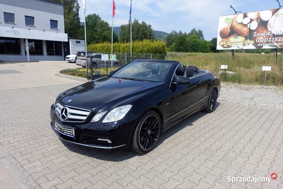MERCEDES E350CGI 292 KABRIO AVANTGARDE FULL ASR (kontrola trakcji) śląskie Buczkowice
