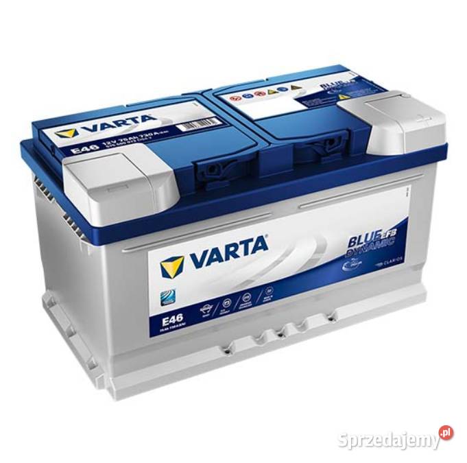Akumulator 75Ah 730A Varta Blue Dynamic EFB Układ elektryczny, zapłon Kościerzyna