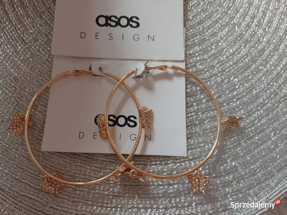 ASOS Duże Bogato zdobione kolczyki koła z małopolskie Kraków