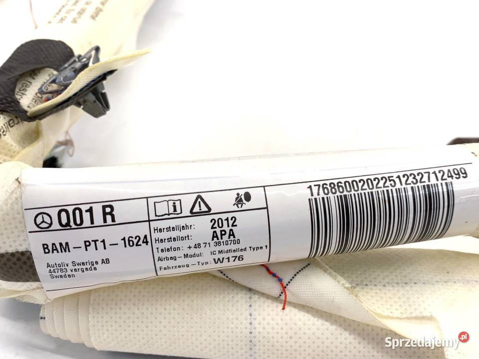 KURTYNA POWIETRZNA PRAWY MERCEDES W176 sprzedam