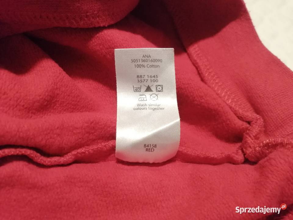 Bluza długi rękaw George 110116 czerwona Odzież Czeladź