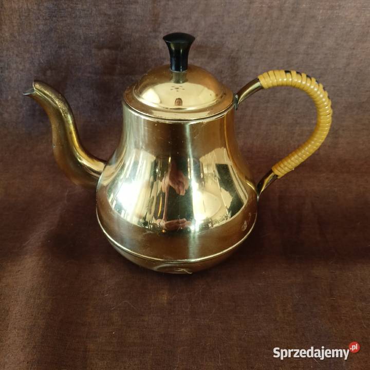 Mały dzbanuszek mosiądz Holandia Mikołów