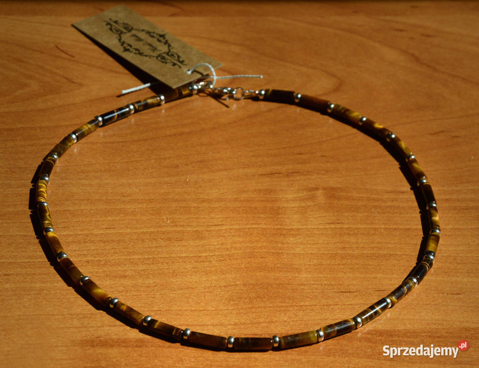 Tygrysie Oko Naszyjnik męski Biżuteria męska Gdańsk