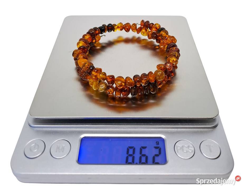 Bransoletka BURSZTYN bałtycki baroczek koniak Warszawa sprzedam