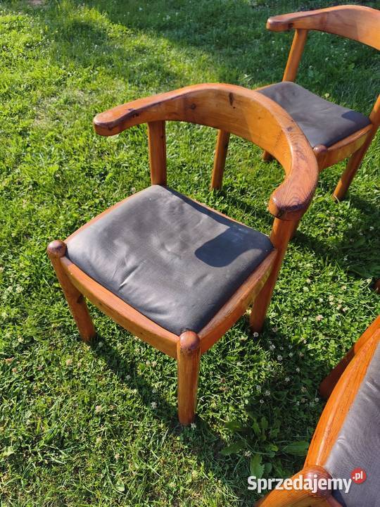 Krzesła duńskie vintage lata 70 Biłgoraj