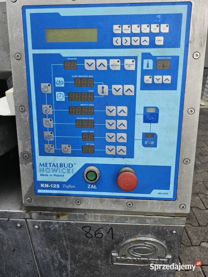 Kuter do mięsa Nowicki Tajfun 125L Typ KN1125 Produkcja Kokanin