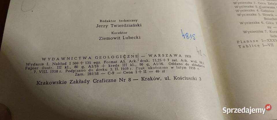 Przewodnik geologiczny Górach Świętokrzyskich 1 twarda Gdańsk