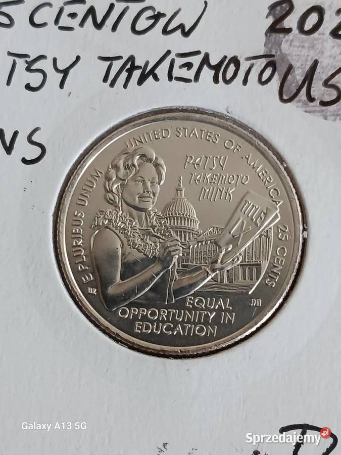 25 centów USA 2024 r Patsy Takemoto Mink men D Konin sprzedam